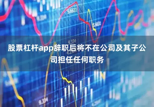 股票杠杆app辞职后将不在公司及其子公司担任任何职务